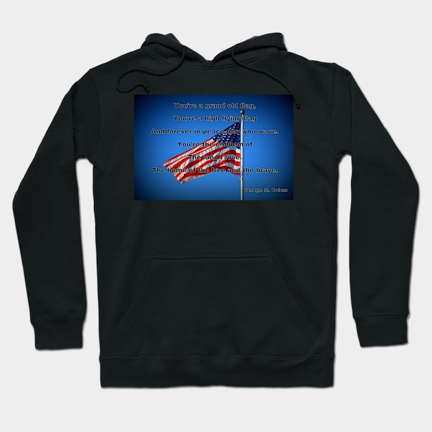 Grand Old Flag Hoodie by JimDeFazioPhotography